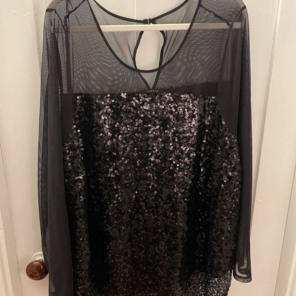 Torrid sequin top